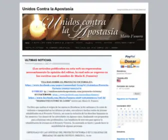 Unidoscontralaapostasia.com(Comprometidos con la Verdad Doctrinal (por unidoscontralaapostasia)) Screenshot