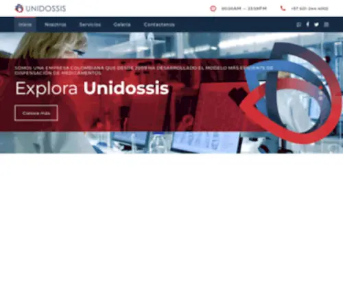 Unidossis.com.co(Unidossis) Screenshot