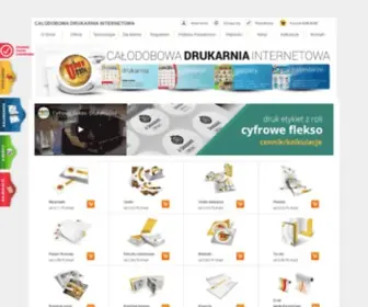 Unidruk.com.pl(Całodobowa Drukarnia Internetowa. S P R A W D Ź) Screenshot
