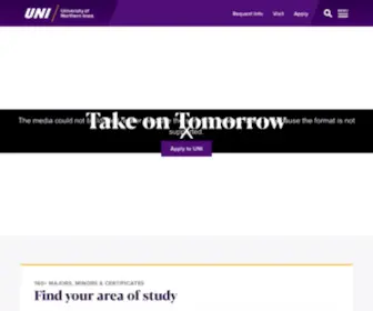 Uni.edu(The University of Northern Iowa) Screenshot