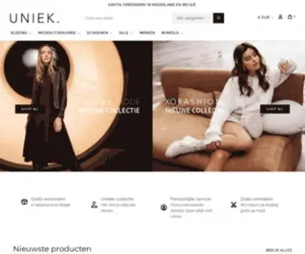 Uniekmode.nl(Luxe midi jurk van Vince. Deze mouwloze jurk) Screenshot