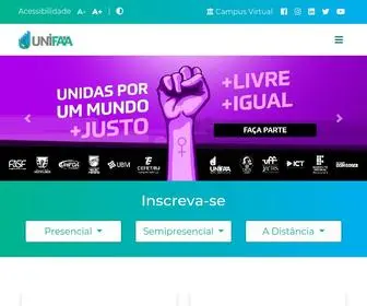 Unifaa.edu.br(Centro Universitário de Valença) Screenshot