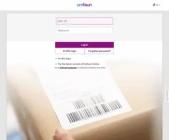 Unifaunonline.se(NShift Delivery) Screenshot
