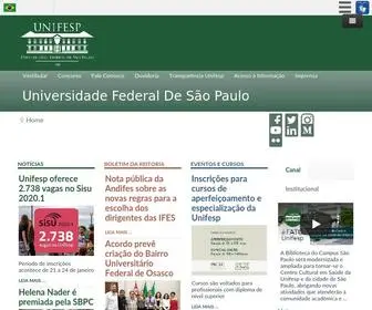 Unifesp.br(Universidade Federal de S) Screenshot