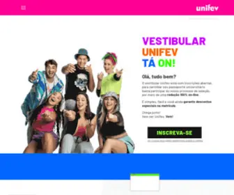 Unifev.edu.br(Referência em educação) Screenshot