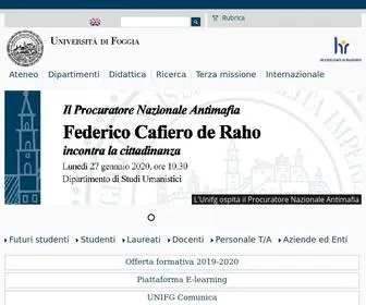 Unifg.it(Università) Screenshot