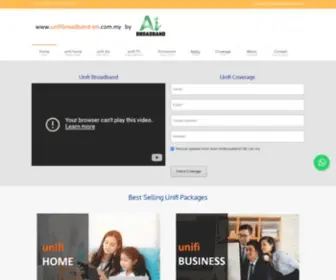Unifibroadband-TM.com.my(TM Unifi) Screenshot