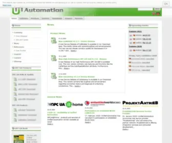 Unified-Automation.com(Home ) Screenshot
