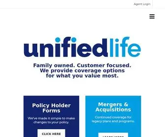 Unifiedlife.com(Unified Life) Screenshot