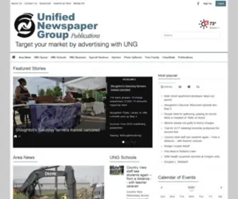 Unifiednewsgroup.com(Unified newspaper group) Screenshot