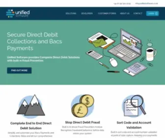 Unifiedsoftware.co.uk(Unified software) Screenshot