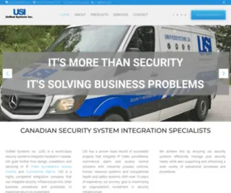 Unifiedsystems.ca(Unified Systems Inc) Screenshot