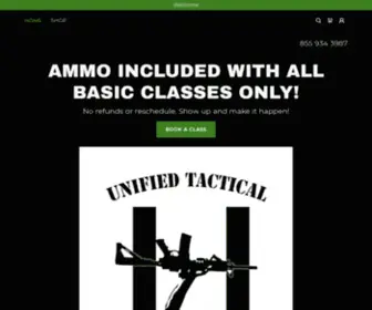 Unifiedtacticaldefense.com(Firearms Training) Screenshot