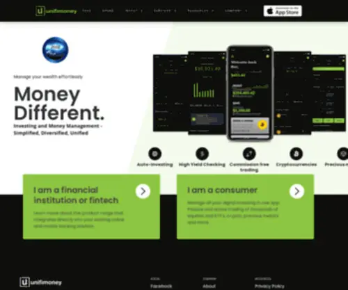 Unifimoney.com(The Money Superapp for High Earning Professionals) Screenshot