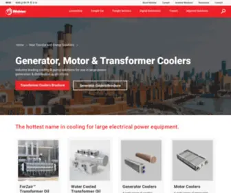 Unifin.com(Generator, Motor & Transformer Coolers) Screenshot