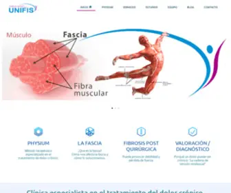 Unifis.es(Clinica de Fisioterapia y Osteopatia) Screenshot