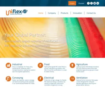 Uniflex.co.il(Hose Manufacturers) Screenshot