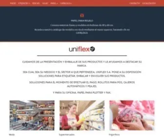 Uniflex.com.py(Uniflex S.A. cuidamos de la presentación y embalaje de sus productos y le ayudamos a destacar su marca) Screenshot