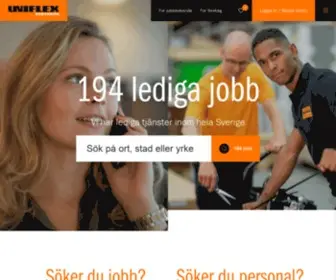 Uniflex.se(Bemanningsföretag & Rekryteringsföretag) Screenshot