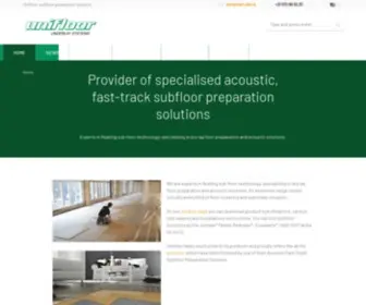 Unifloor-Underlay.com(Experts in floating sub) Screenshot