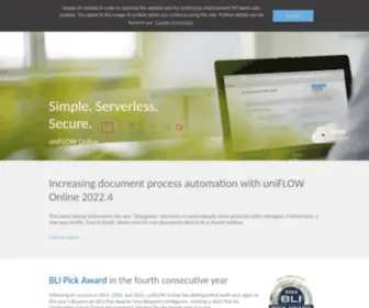 Uniflowonline.com(Uniflow online) Screenshot