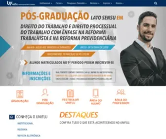 Uniflu.edu.br(Centro Universitário Fluminense) Screenshot