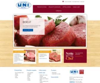 Unifood.com(Les Aliments Unifood Inc) Screenshot