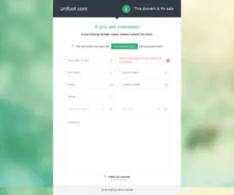 Unifoot.com(unifoot) Screenshot