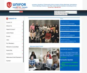 Unifor87M.org(Unifor87) Screenshot