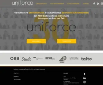 Uniforce.at(Uniforce consulting) Screenshot