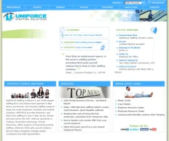 Uniforce.com(Temp Agencies) Screenshot