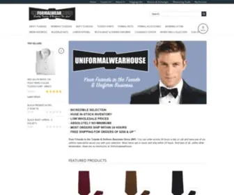 Uniformalwearhouse.com(Quality Uniforms & Formalwear For Less) Screenshot