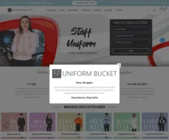 Uniformbucket.com(Online Uniform Store) Screenshot