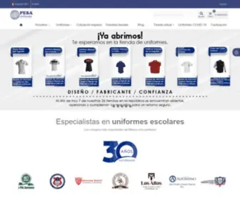 Uniformes.com.mx(Uniformes Escolares) Screenshot