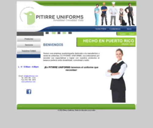 Uniformes.com(Domain Default page) Screenshot