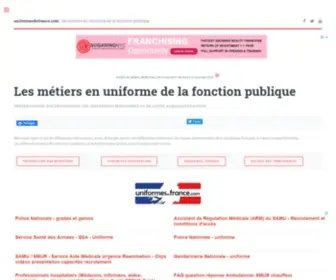 Uniformesdefrance.com(Les) Screenshot