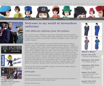 Uniformfreak.com(Cliff Muskiet's Stewardess/Flight Attendant Uniform Collection) Screenshot