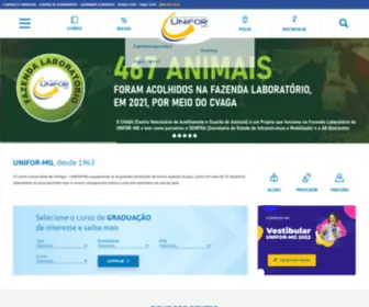 Uniformg.edu.br(UNIFOR-MG) Screenshot