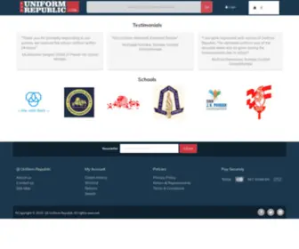 Uniformrepublic.com(Uniformrepublic) Screenshot