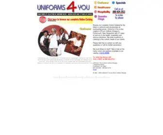 Uniforms4You.com(ChefWear) Screenshot