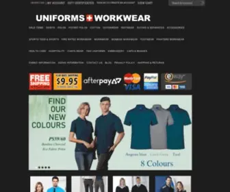 Uniformsandworkwear.com.au(Uniforms and workwear) Screenshot