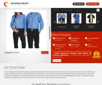 Uniformsgallery.com(Uniform World Wide(A Brand Of Ghanshyam Selection)) Screenshot