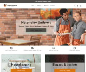 Uniformsinstock.com(Uniforms & Career Apparel) Screenshot