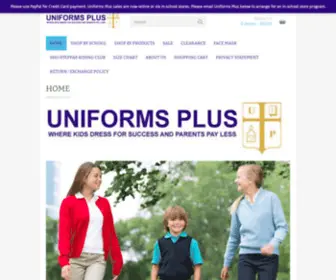 Uniformsplus.net(Uniforms Plus) Screenshot
