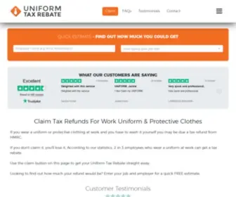 Uniformtaxrebate.co.uk(Uniform Tax Rebate Official Website) Screenshot