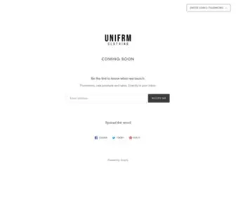 Unifrmclothing.com(Unifrmclothing) Screenshot