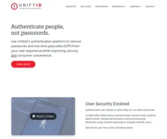 Unify.id(Authentication, reinvented) Screenshot