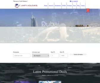 Unifyholidays.com(Unify Holidays) Screenshot
