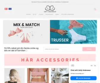 Unifyunderwear.dk(Unify Underwear) Screenshot