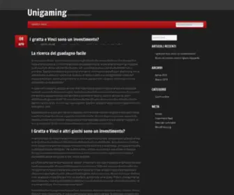 Unigaming.it(Modalità Manutenzione) Screenshot